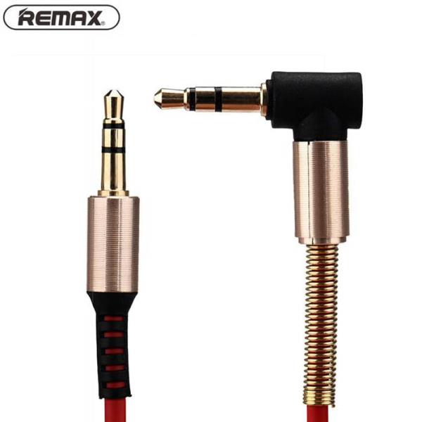 کابل انتقال صدا ریمکس Remax L Shape Spring AUX Cable | P-14